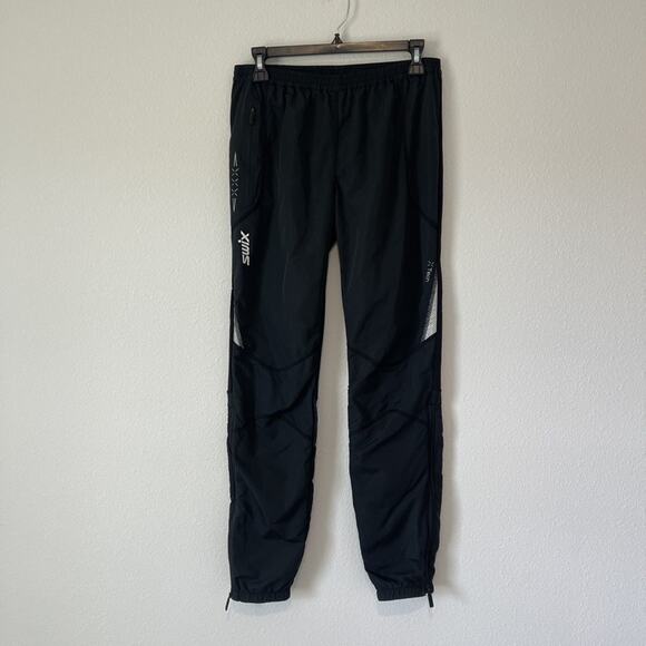 Swix X Tech Pants Women Medium Softshell Black Water Resistant Zip Pockets Ski - Picture 1 of 16